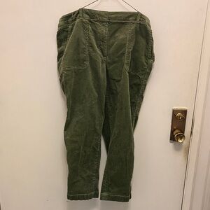 Talbots Forest Green Corduroy women’s Pants